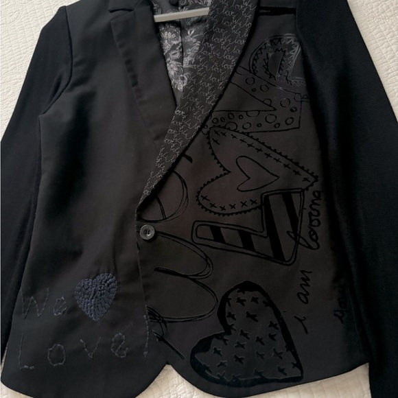 DESIGUAL BLACK BLAZER - Picture 5 of 9